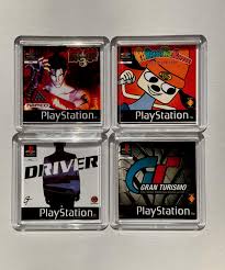 PlayStation 1 Game Coasters (Pack of 4)